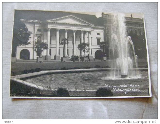 Dessau Altes Theater Palaisgarten  1934   D81453 - Dessau