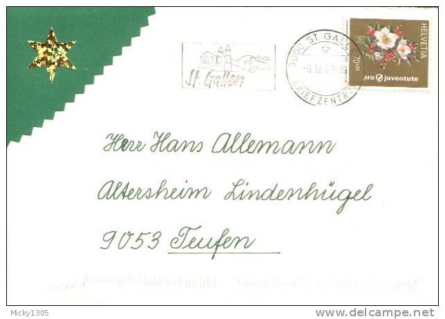 Schweiz / Switzerland - Umschlag Echt Gelaufen / Cover Used  (o543) - Covers & Documents