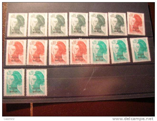 YVERT455+456+457 - Unused Stamps