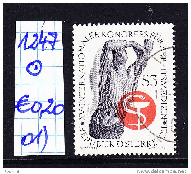 19.9.1966 - SM "XV. Internationaler Kongress Für Arbeitsmedizin" -  O Gestempelt - Siehe Scan (1247o 01-24) - Gebruikt