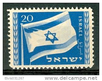 Israel - 1949, Michel/Philex No. : 16, - ERROR "IsraCl" - MNH - *** - No Tab - Non Dentelés, épreuves & Variétés