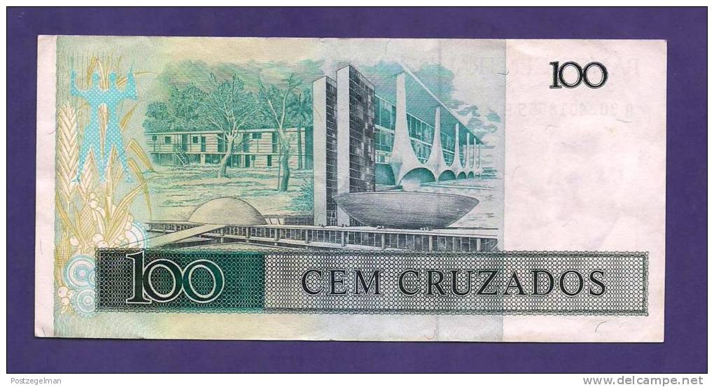 BRASIL ,  Banknote,  MINT UNC. , 100 Cruzados - Brazil