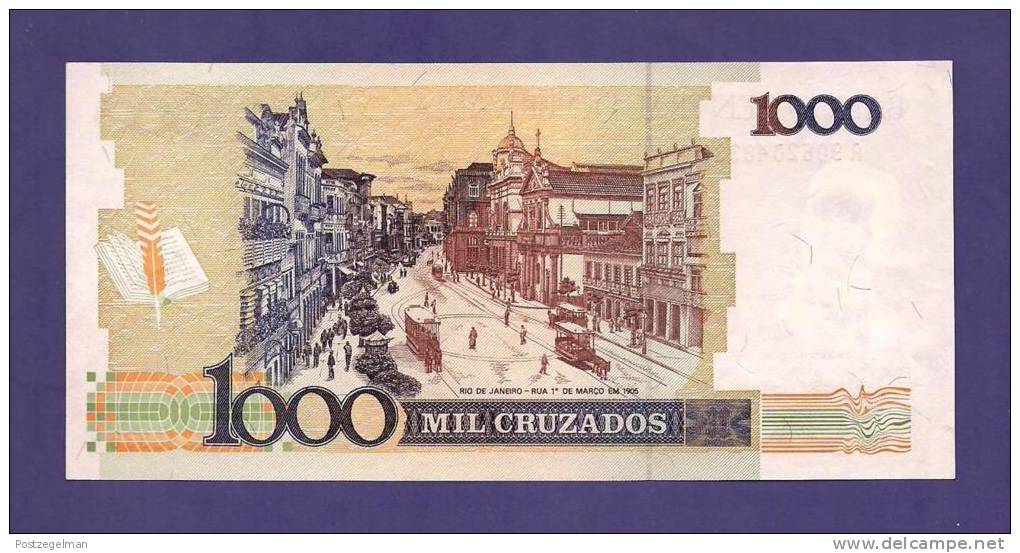 BRASIL ,  Banknote,  MINT UNC. , 1000 Cruzados - Brazil