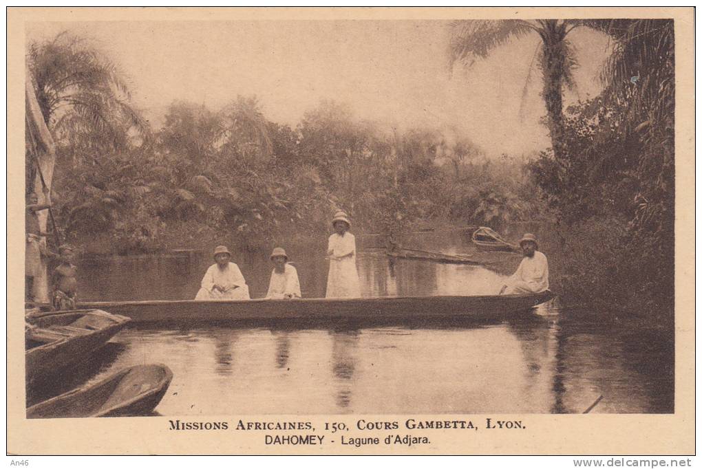 DAHOMEY -AFRICA - LAGUNE D'ADJARA  BELLA FOTO D´EPOCA ORIGINALE 100% - Dahomey