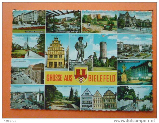 E1-Allemagne-gruss--aus  Bielefeld--multivues-- - Bielefeld