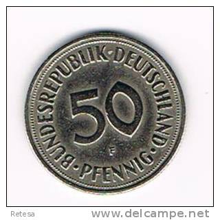 DUITSLAND 50 PFENNIG  1950 F - 50 Pfennig