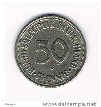 DUITSLAND 50 PFENNIG  1970 D - 50 Pfennig