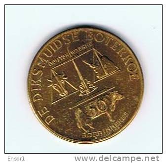 Belgi¨gemeentepenning 50 Boerinnekes 1981 Diksmuide - Tokens Of Communes