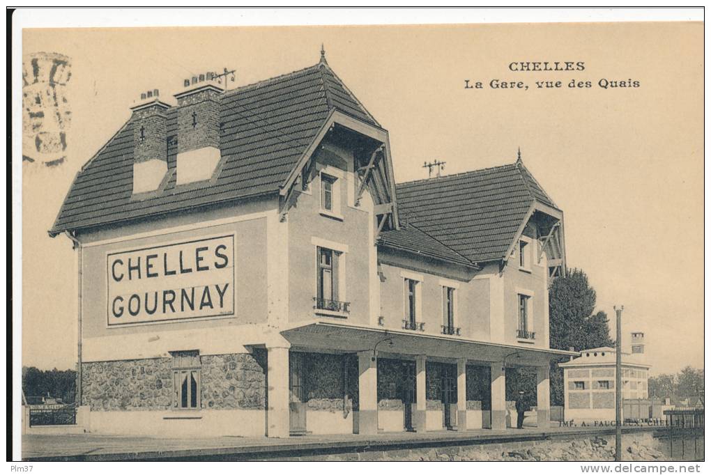 CHELLES - La Gare, Vue Des Quais - Chelles