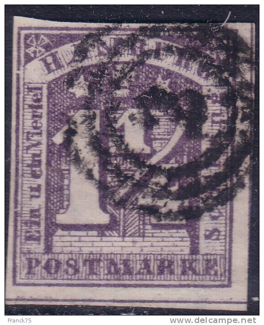 Hamburg: 1 1/4s From 1864 VFU (Y&T N° 8 , CV +100€) - Hambourg