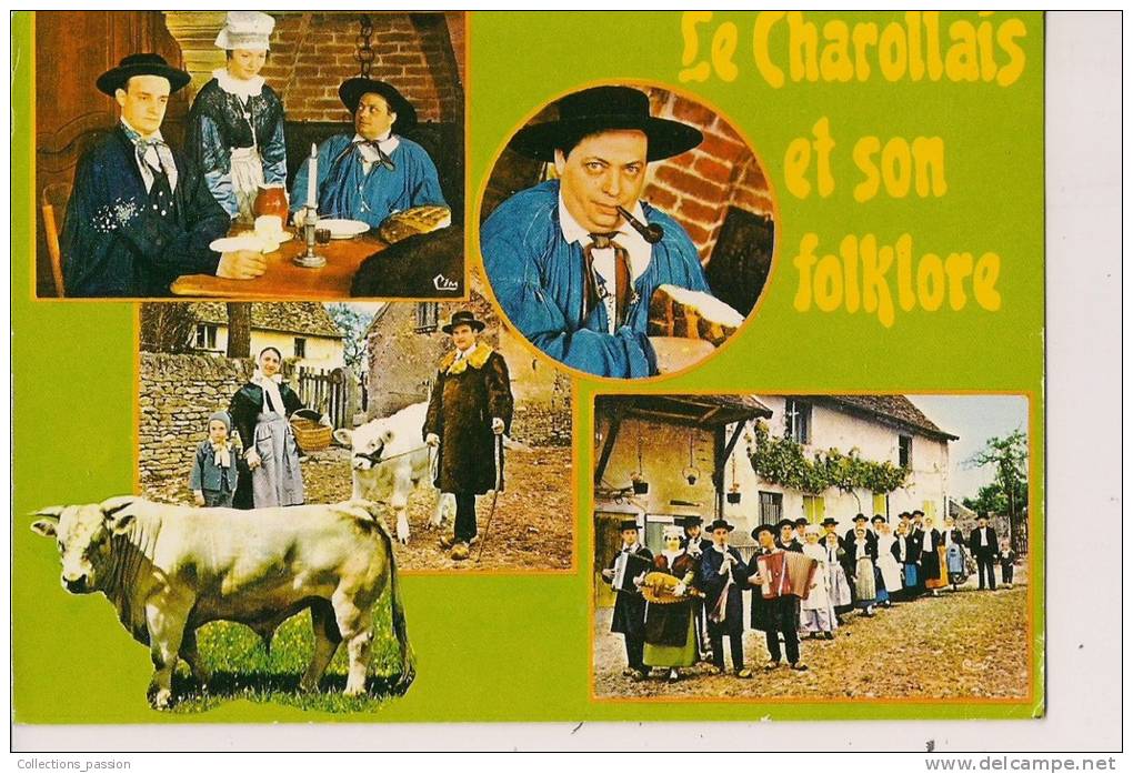 ###Région Du Charollais Et Son Folklore, 1989, Voyagée - Autres