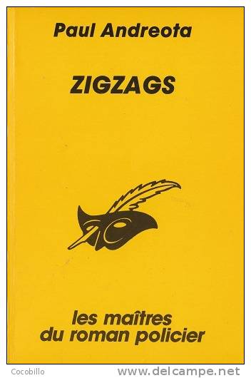 Zigzags - De Paul Andreota - Livre De Poche Le Masque N° 1975 - 0ctobre 1981 - Le Masque