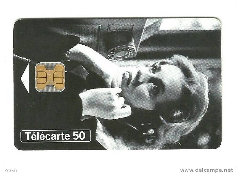 Télécarte 50 Téléphone Et Cinéma Jeanne Moreau - 1996