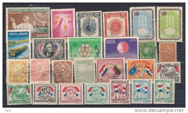 Lot 58 Paraguay 26 Different MNH, Used - Paraguay