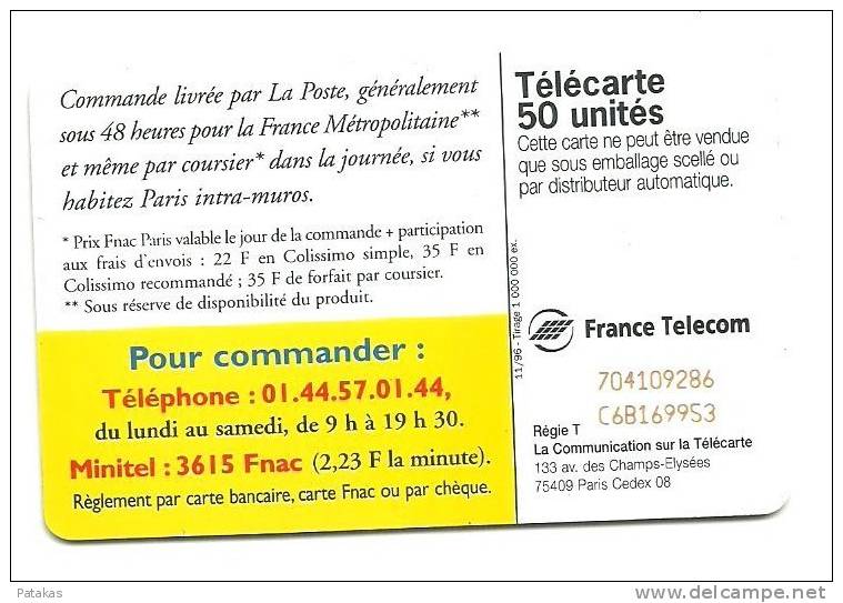 Télécarte 50 3615 Fnac Direct - 1996