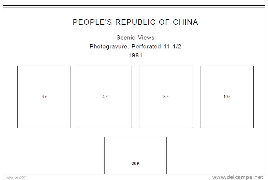 CHINA (PEOPLE'S REPUBLIC OF) STAMP ALBUM PAGES 1949-2011 (552 pages)