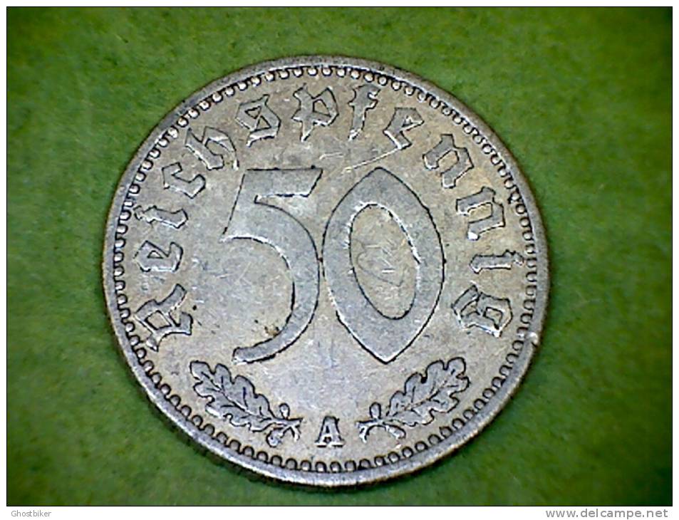 Germany - 1941 A - 50 Reichspfennig - 50 Reichspfennig