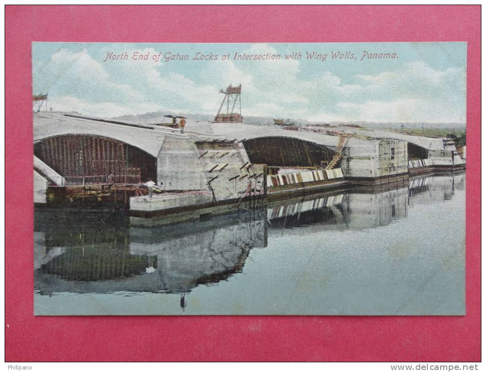 Panama  Gatun - North End Wing Wall Ca 1910- Not Postally Mailed  ====  -  Ref 715 - Panama