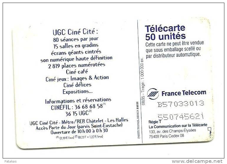 Télécarte 50 Ugc Ciné Cité - 1995