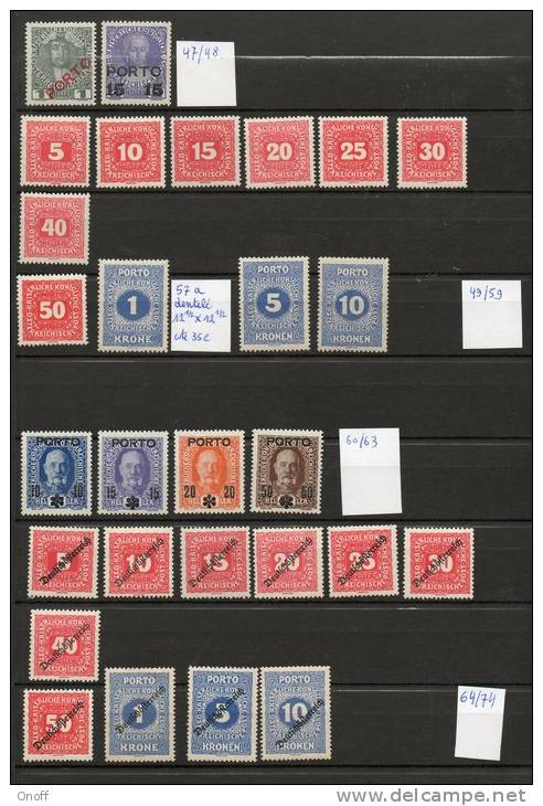 (A0011) Autriche Taxe 47/154 * - Postage Due