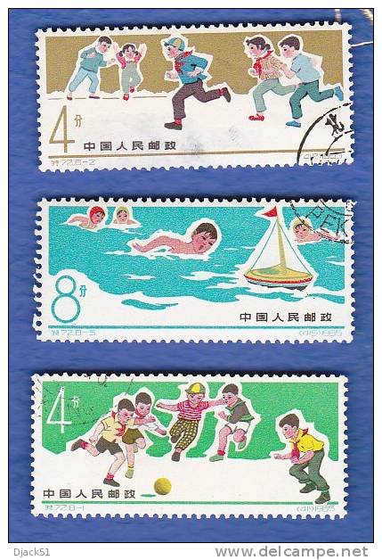 CHINE / Lot (a) De 3 Timbres ( Enfants / Children ) - Verzamelingen & Reeksen