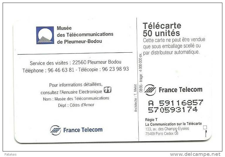 Télécarte 50 Musée Des Télécommunications De Pleumeur-bodu - 1995