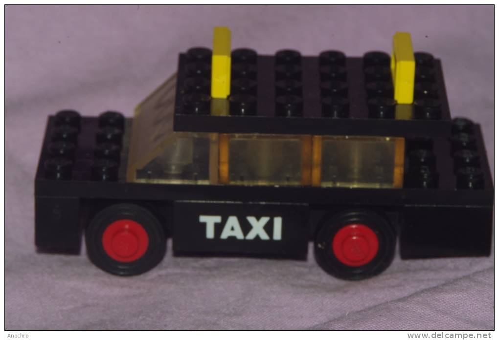 LEGO VEHICULE TAXI Noir VOITURE - Lego System