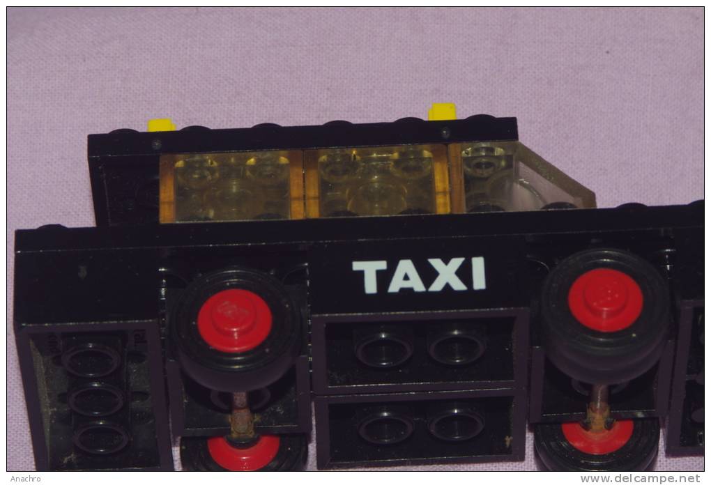 LEGO VEHICULE TAXI Noir VOITURE - Lego System