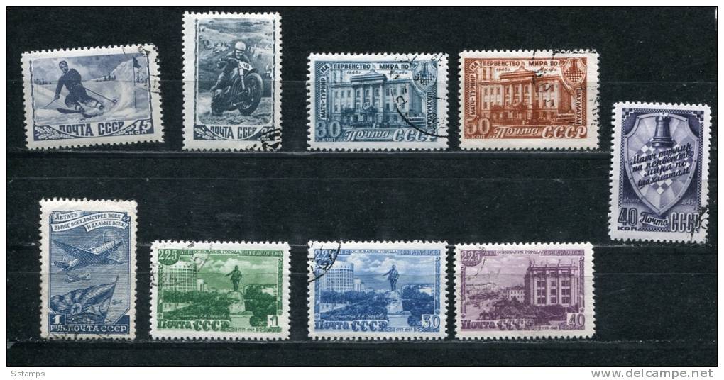 Russia/USSR 1948 Accumulation  Used Completes Sets - Used Stamps