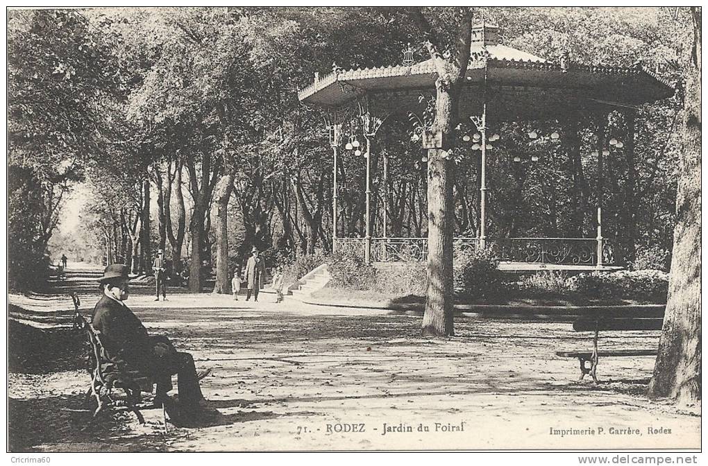 12 - RODEZ - Jardin Du Foiral. Animée. - Rodez