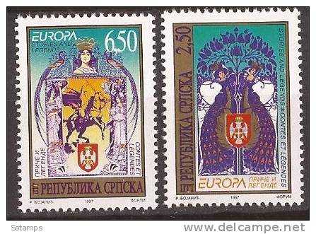 1997 X  69-70  BOSNIA ERZEGOVINA EUROPA 1997 REPUBLIKA SRPSKA MNH - 1997