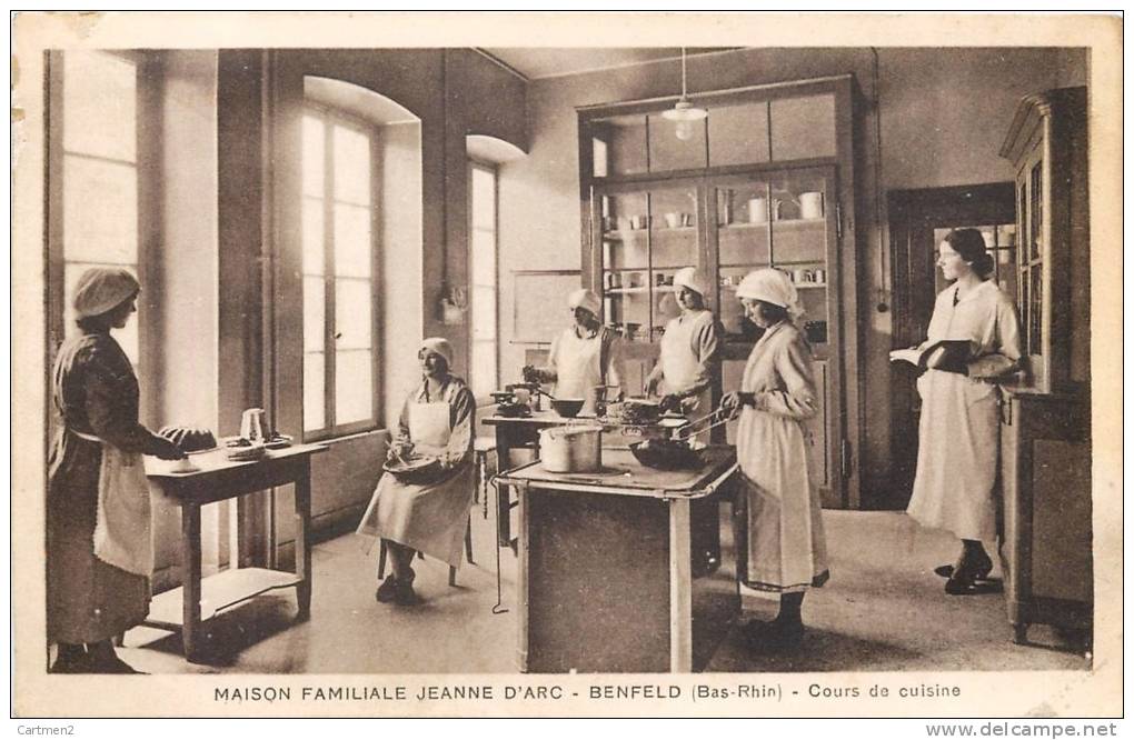 BENFELD COURS DE CUISINE MAISON FAMILIALE JEANNE D'ARC ALSACE 67 - Benfeld