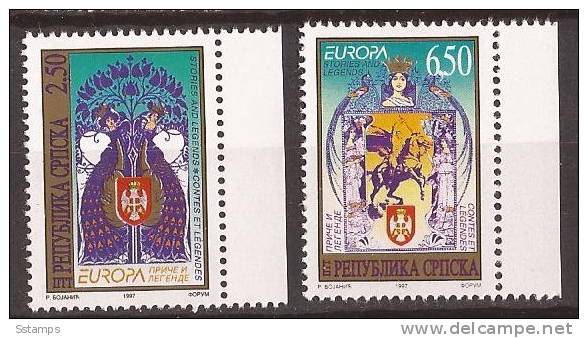 1997 X  69-70  BOSNIA ERZEGOVINA EUROPA 1997 REPUBLIKA SRPSKA MNH - 1997