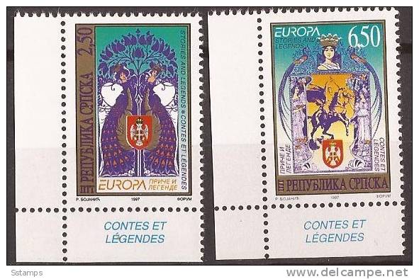 1997 X  69-70  BOSNIA ERZEGOVINA EUROPA 1997 REPUBLIKA SRPSKA MNH - 1997