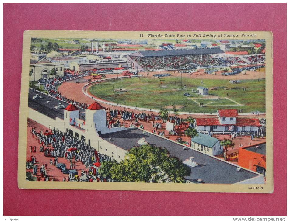 > FL - Florida > Tampa  State Fair Grounds In Full Swing  1940 Cancel    =+== Ref 717 - Tampa