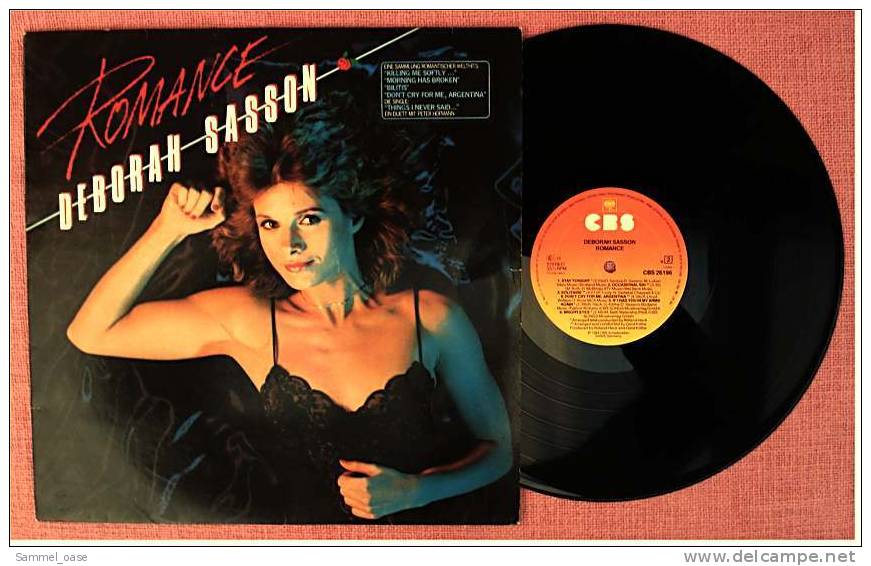 LP  Deborah Sasson - Romance  -  von CBS  - 26196  - von ca. 1984