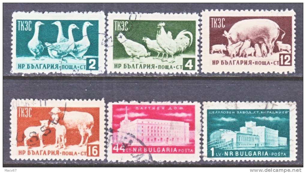 Bulgaria 882+    (o)  FARM  FAUNA - Used Stamps