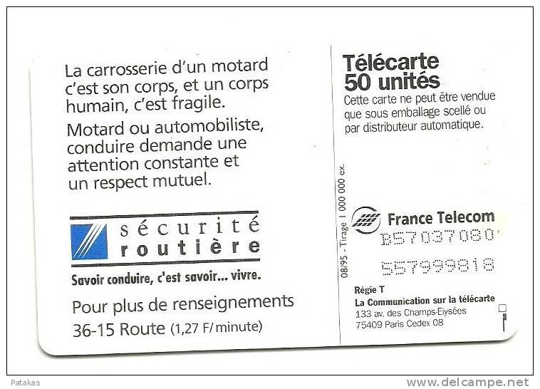 Télécarte 50 Sécurité Routière Fragile - 1995