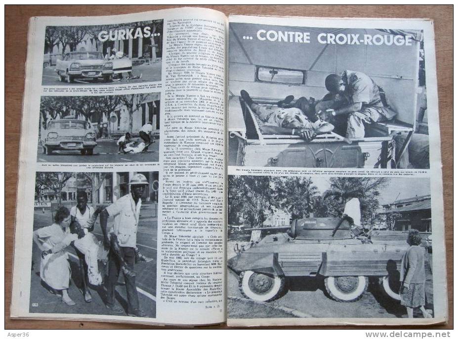 Magazine Avec Article "Congo, La Faillite Des Casques Bleus Au Katanga" 1961 - Collections