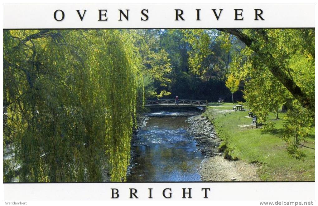 Ovens River, Bright, Victoria - Rose Series 4597 Unused - Sonstige & Ohne Zuordnung