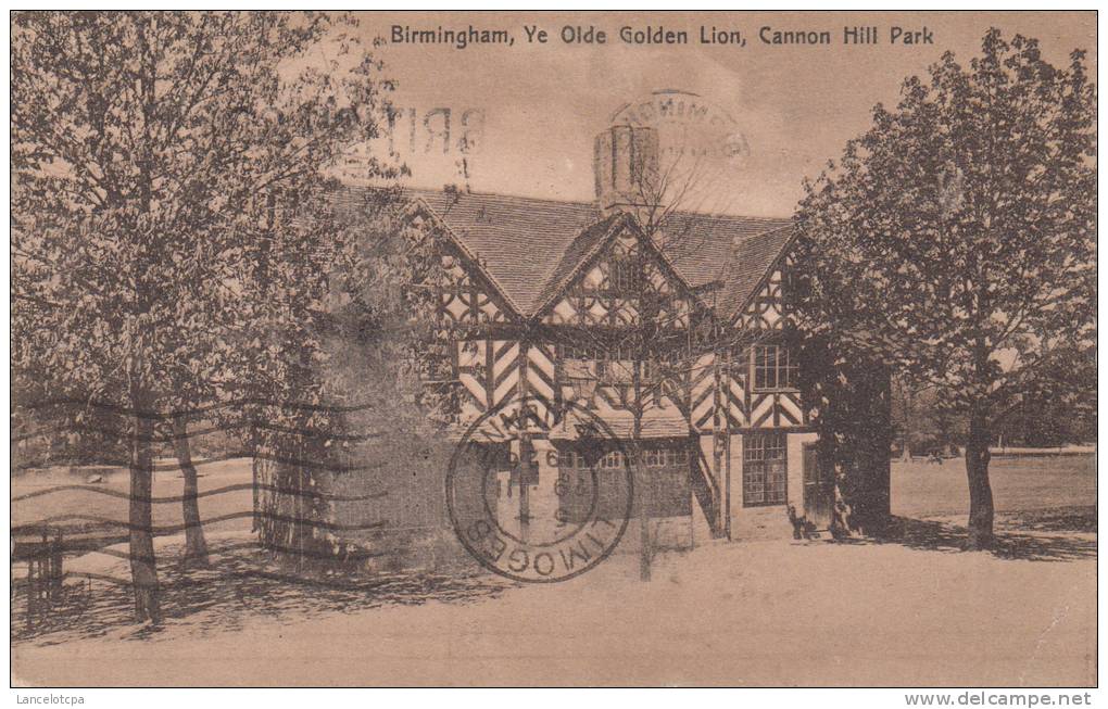 BIRMINGHAM / YE OLDE GOLDEN LION - CANNON HILL PARK - Birmingham