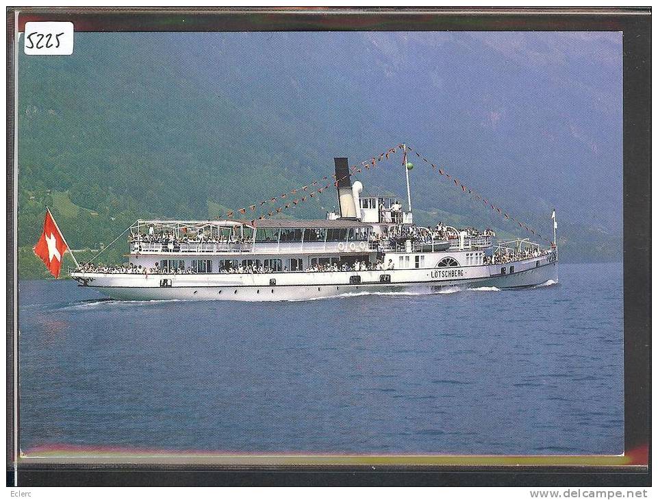 CARTE MODERNE  - BRIENZERSEE - SCHIFF LÖTSCHBERG  - TB - Brienz