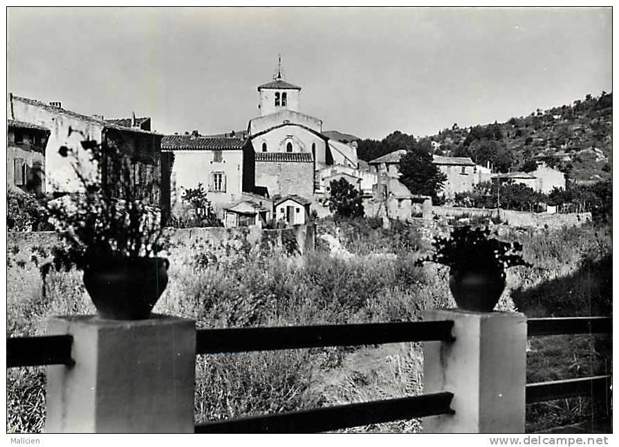 Aude -gd Format -ref K170- Crouiza -vue Generale - Carte Postale + Negatif - Bon Etat - Capendu