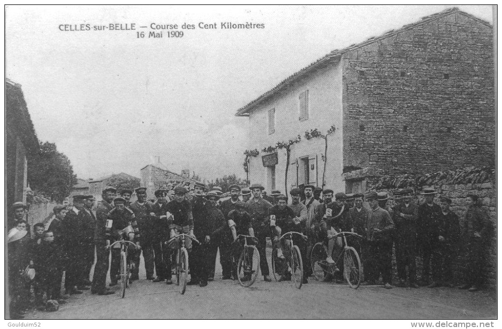 Reproduction : Course Des Cent Kilomètres 16 Mai 1909 - Celles-sur-Belle