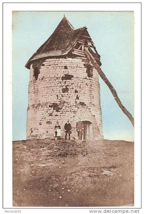 CRECY EN PONTHIEU - SOMME - LE MOULIN DE PIERRE - MOULIN A VENT - Crecy En Ponthieu