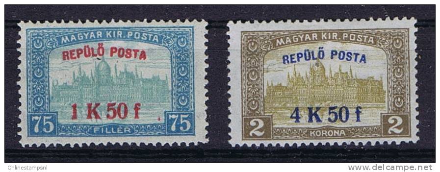 Hungary / Ungarn: 1918, Mi 210/211, MH/* - Unused Stamps