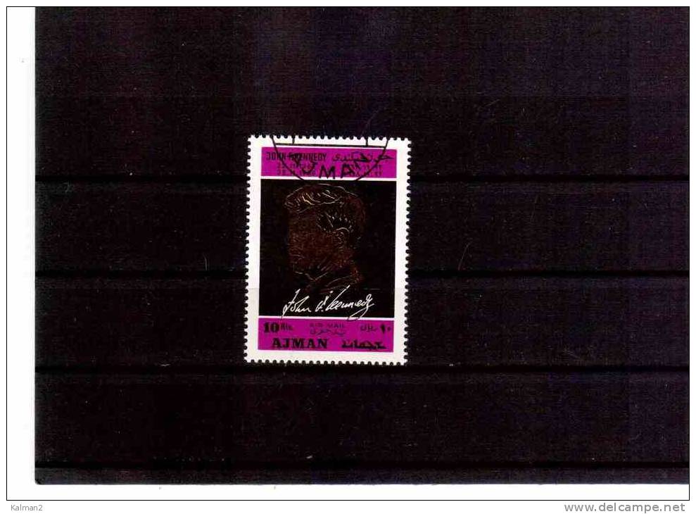 XX3462   -   KENNEDY   -    AJMAN     USED   MICHEL Nr.  325 - Kennedy (John F.)