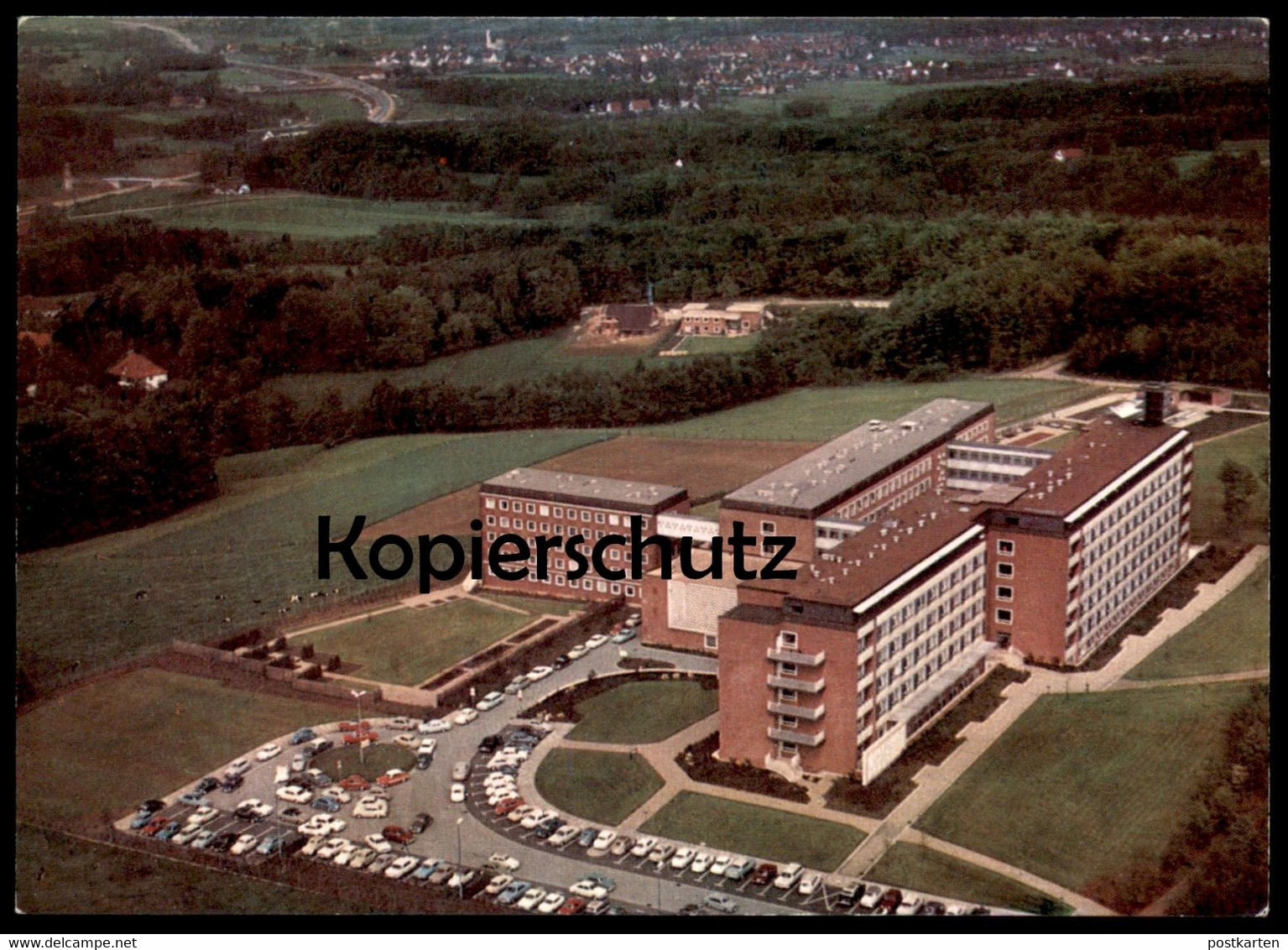 ÄLTERE POSTKARTE FRANZISKUS-HOSPITAL HARDERBERG GEORGSMARIENHÜTTE Bei Osnabrück Krankenhaus Hospital Cpa AK - Georgsmarienhuette