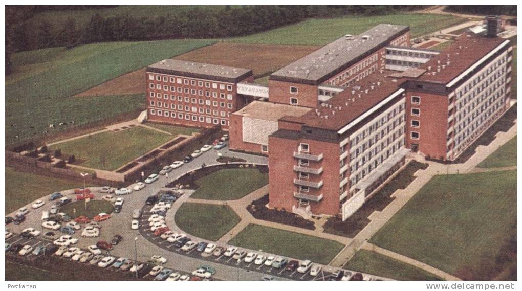 ÄLTERE POSTKARTE FRANZISKUS-HOSPITAL HARDERBERG GEORGSMARIENHÜTTE Bei Osnabrück Krankenhaus Hospital Cpa AK - Georgsmarienhuette