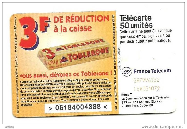 Télécarte 50 TOBLERON - 1995